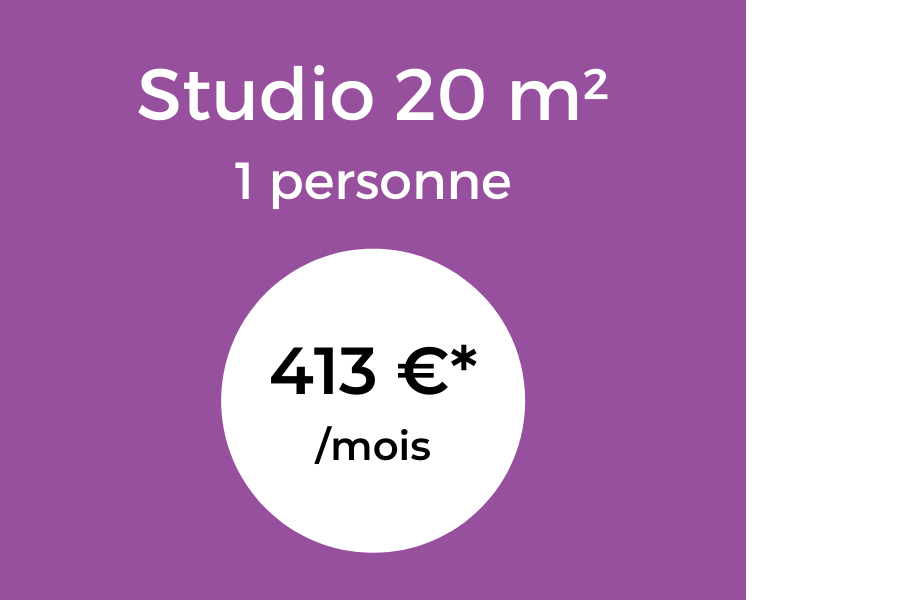 Studio 30 m² 1 personne