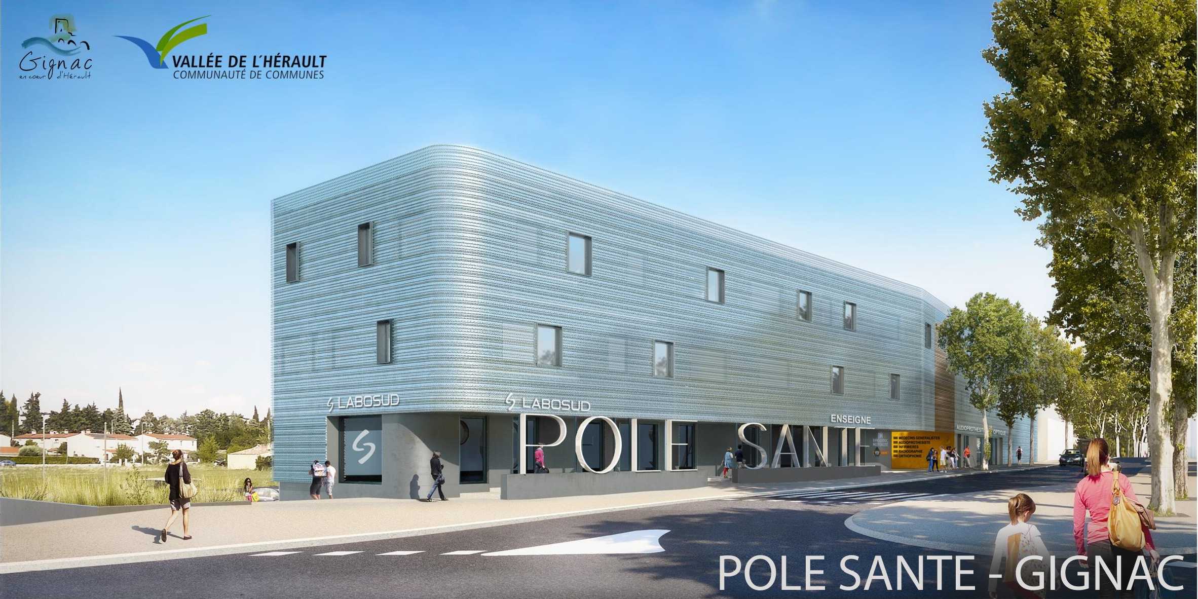 Projet architectural - Centre de Santé AÉSIO Santé à Gignac