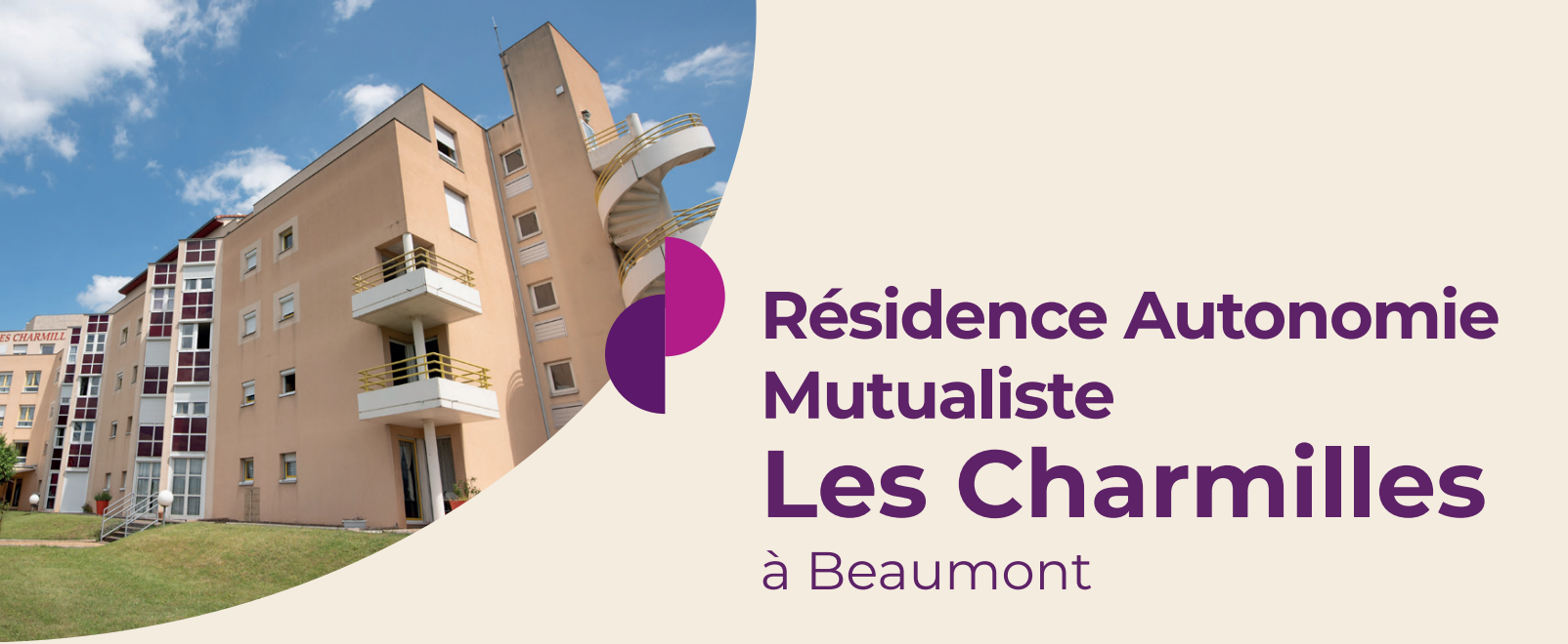 La Résidence Mutualiste Les Charmilles est une résidence autonomie du groupe AÉSIO Santé.