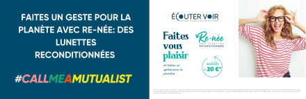 Re-née, la nouvelle offre de lunettes reconditionnées proposée par le magasin Ecouter Voir de Roanne