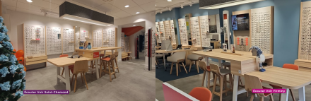 Ecouter Voir Optique et Audition Mutualistes à Saint-Chamond et Firminy : des magasins entièrement rénovés au concept de l’enseigne