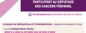 Octobre Rose : Roch Santé et la clinique Beau Soleil s'engagent pour le dépistage des cancers féminins