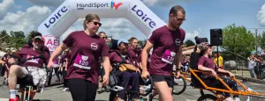 RUN HANDI NATURE 42 : 850 participants au départ de la plus grande randonnée handi de France