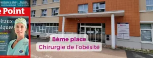 PALMARES 2025 DES HOPITAUX ET CLINIQUES : LE CENTRE MUTUALISTE DE L'OBESITE DANS LE TOP 10