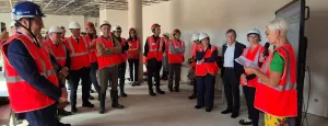 Visite de chantier de la Cité des Aînés à Privas