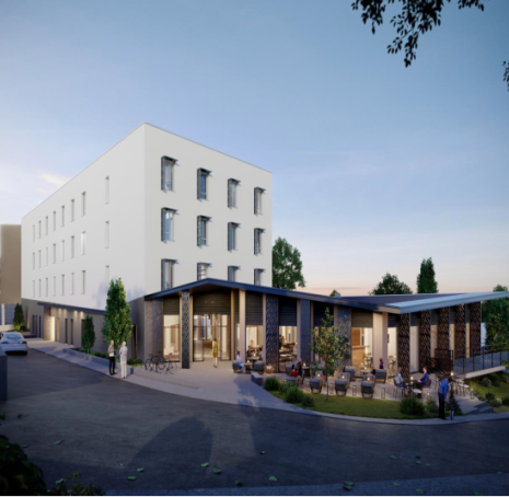 La Cité des Ainés AESIO Santé à Privas - Projet architectural vue 1