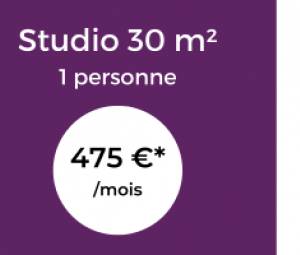 Studio 30 m²