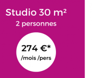 Studio 30 m²