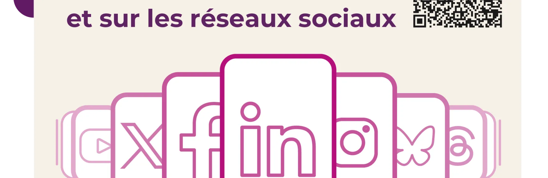 Restez connectés avec nous !