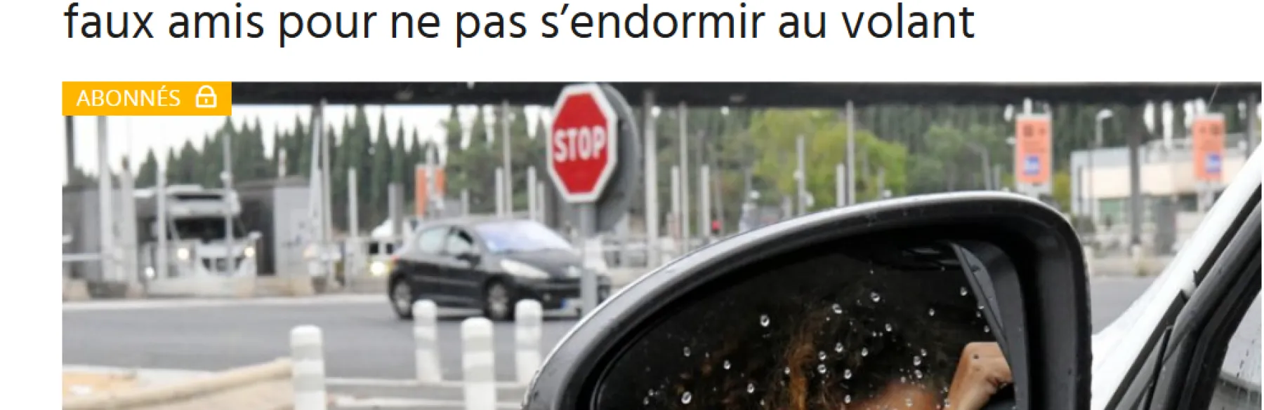 L'expertise du pôle sommeil dans un article du Midi Libre sur la somnolence au volant