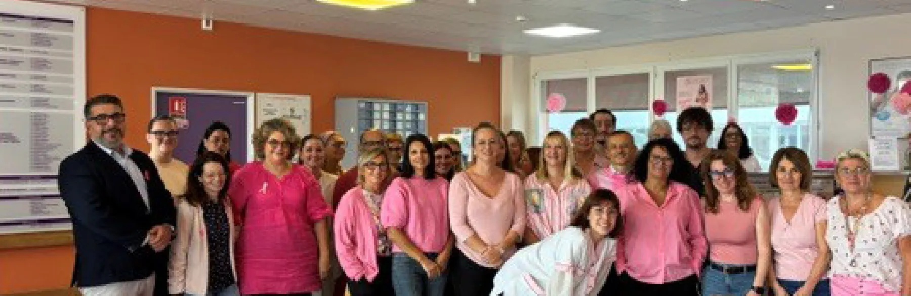 Octobre Rose : les équipes de la Clinique Mutualiste Catalane mobilisées pour la prévention du cancer du sein