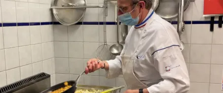 Un repas de chef à la Résidence Mutualiste L'Embellie
