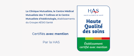 La Clinique Mutualiste, le Centre Médical Mutualiste des 7 Collines, le Centre Mutualiste d’Addictologie, ont recu en janvier 24 la décision de la HAS : ils sont certifié avec mention !