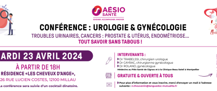 Troubles urinaires, cancers : prostate et utérus, endométriose,... Tout savoir sans tabous !