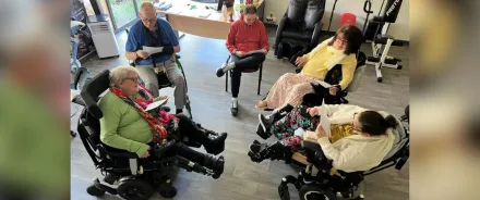 Résidence Mutualiste Alpha : les résidents prennent la parole sur le handicap à travers un slam