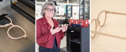 Ecouter Voir Optique Mutualiste à Roanne : l’impression 3D pour un SAV innovant