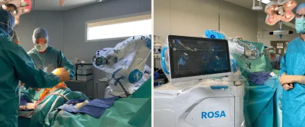 La clinique mutualiste catalane révolutionne la chirurgie du genou avec le robot chirurgical, ROSA® Knee