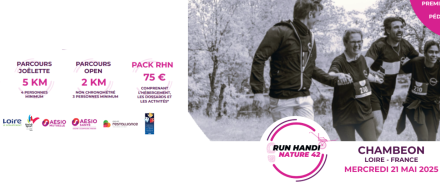 RUN HANDI NATURE 42 : 850 participants au départ de la plus grande randonnée handi de France