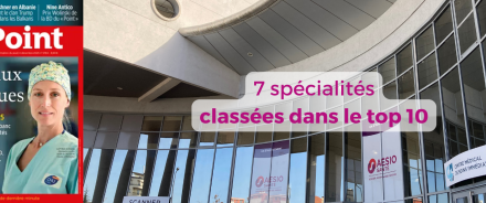 Palmarès 2025 des hôpitaux et cliniques : la Clinique Mutualiste AÉSIO Santé se classe dans le top 10 pour 7 spécialités