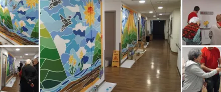 Résidence Mutualiste Bellevue : le street art s’invite en EHPAD !