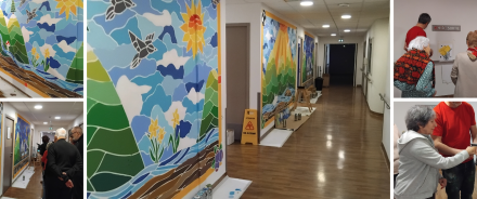 Résidence Mutualiste Bellevue : le street art s’invite en EHPAD !