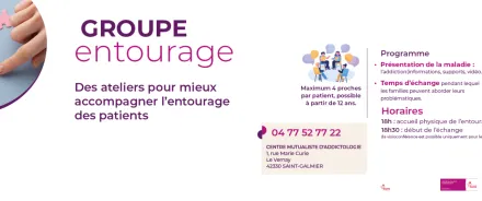 Centre Mutualiste d’Addictologie : des ateliers pour mieux accompagner l’entourage des patients