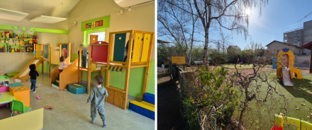 Présentation - Crèche Les Pieds dans l'Ô rue Pavy, établissement AÉSIO Santé