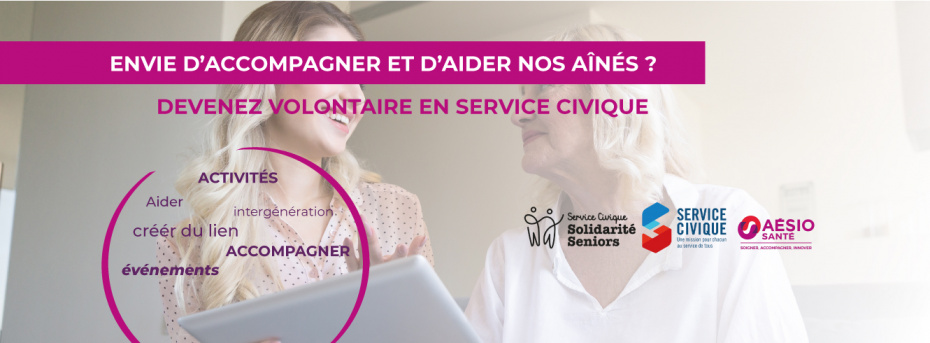 8 volontaires en service civique recherchés pour accompagner les personnes âgées dans les EHPAD ardéchois!
