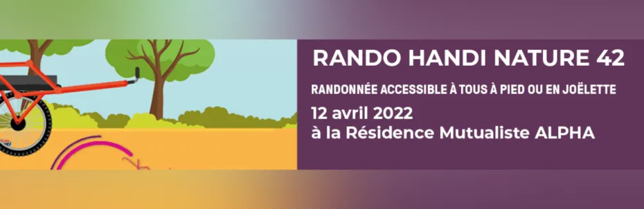 RANDO HANDI NATURE 42 : la première édition de la randonnée handisport AÉSIO mutuelle aura lieu à la Résidence Mutualiste Alpha