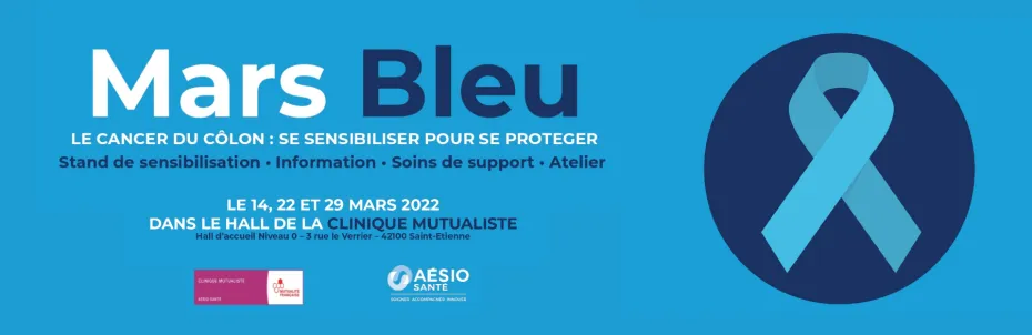 MARS BLEU : La Clinique Mutualiste se mobilise !