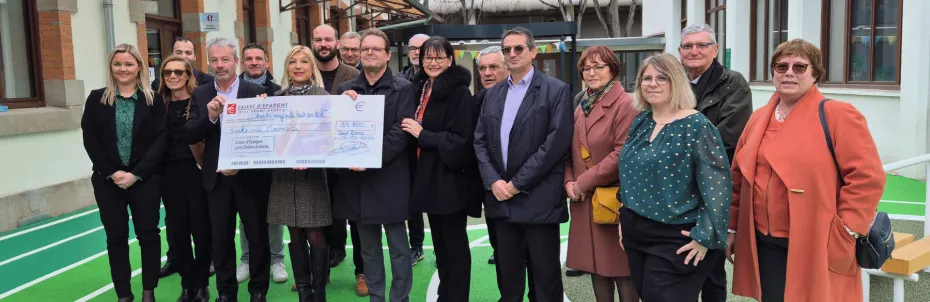 Crèche les Marmots : une nouvelle cour inclusive pour favoriser l’éveil des enfants.