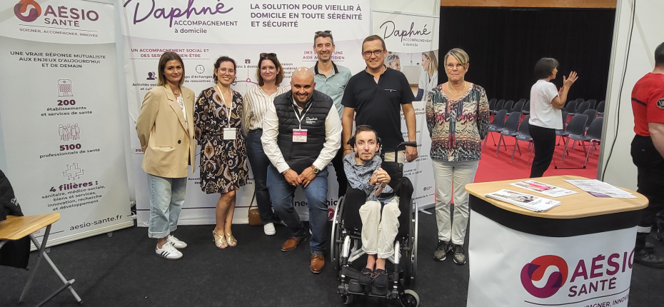 Les équipes DAPHNÉ Accompagnement à domicile présentes au Carrefour de l'Autonomie