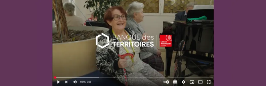 [À découvrir en vidéo] : La Banque des Territoires met en lumière la Cité des Ainés de Saint-Étienne