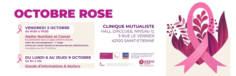 Octobre Rose : La Clinique Mutualiste se mobilise