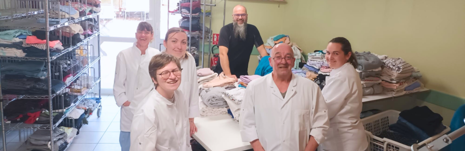 L’ESAT de Saint-Donat-sur-L’Herbasse propose une nouvelle activité de blanchisserie