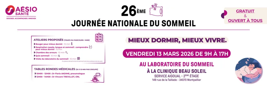 Journée sommeil mars 2026