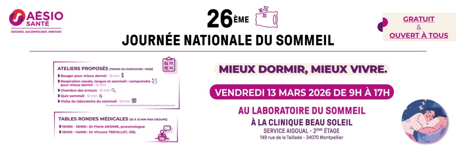 Journée sommeil mars 2026